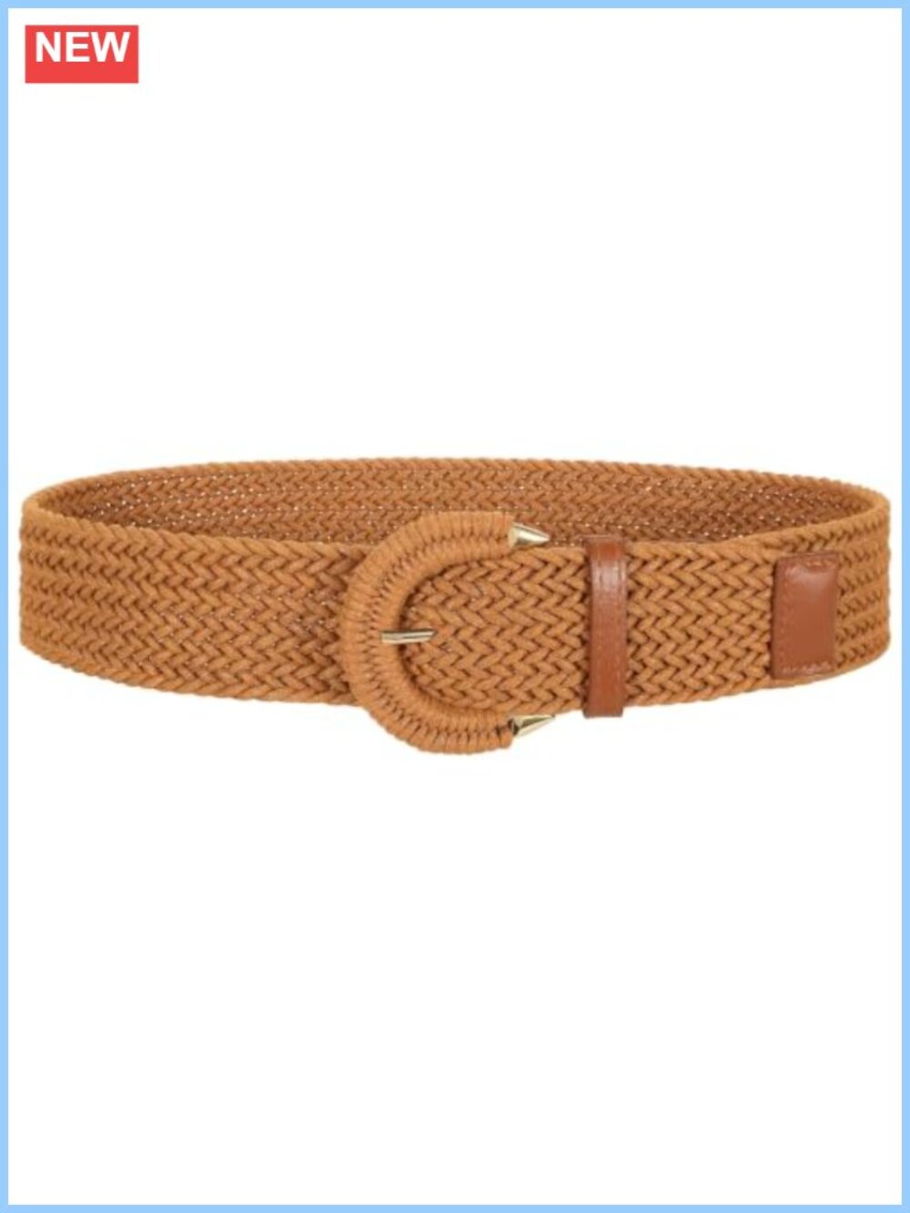 Wide Woven Belt for Dresses Straw Raffia Braided Waist Belt Boho